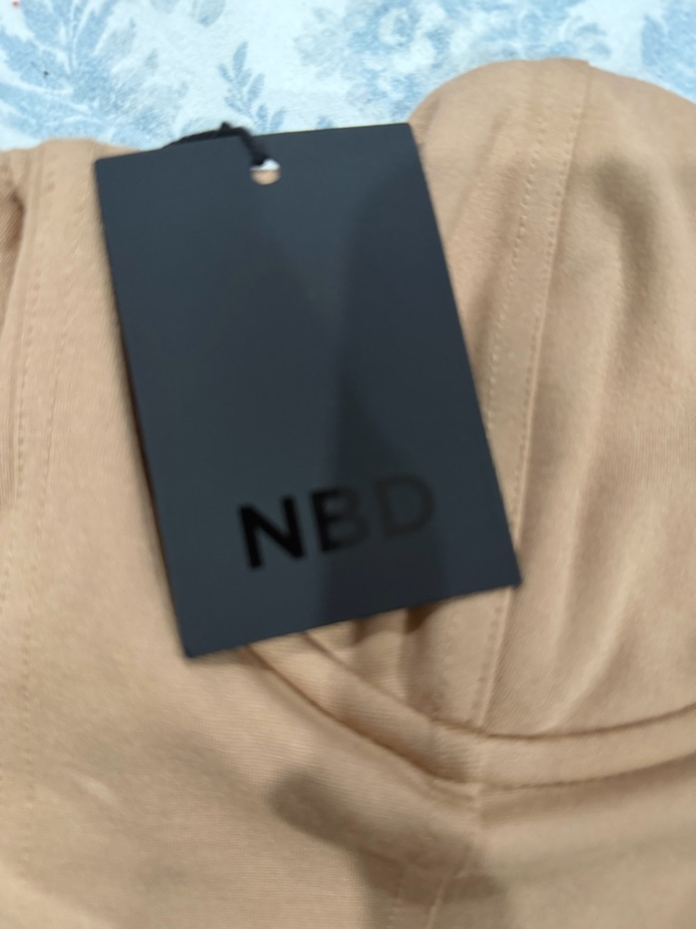 NWT NBD Nude Corset Bodysuit Long Sleeve Sculpting Top Size M - Picture 3 of 5